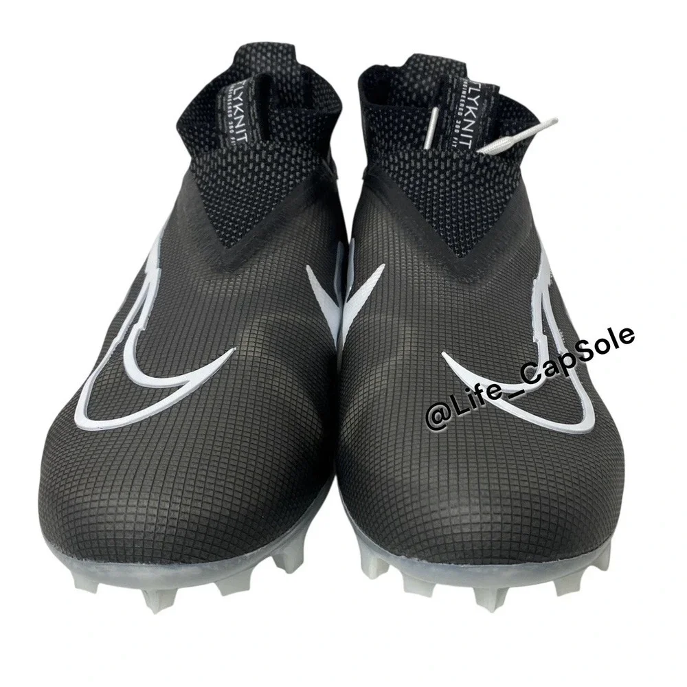 Size 14 Nike Alpha Menace Elite 3 Flyknit Football‎ Cleats Black CT6648-001 New